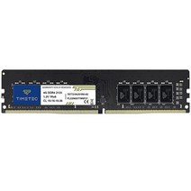 Timetec Hynix IC DDR4 2133MHz PC4-17000 비 ECC 언버퍼드 1.2V CL15 288 핀 UDIMM 데스크탑 PC 컴퓨터 메모리 램 모듈 업그레이드, 4GB