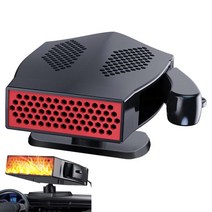 차박 난방 히터 무시동 캠핑카 캐러밴 트럭용 12V 휴대용 자동차 전기 팬 앞 유리 김 서림 방지 성에 제거기, [01] 12V, 1개