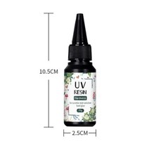 에폭시 수지 경화제 본드 퍼티 아크릴 UV 수지 접착제 빠른 건조 투명 고경도 에폭시 태양 경화 Diy 쥬얼리, 01 20g