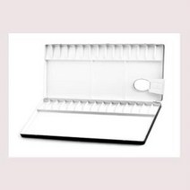 흥일 알루미늄 수채화파레트 430 30칸 팔레트 수채화물감 붓 물통 민신파레트