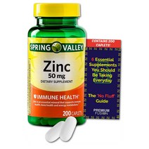 PREMIUM FUSION Zinc 50mg 아연 200정 해외, 3개