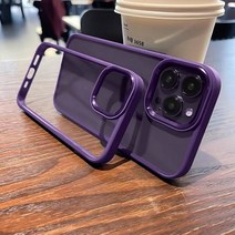 아이폰을 위한 럭셔리 금속 카메라 보호 충격 방지 갑옷 케이스 아이폰 14 13 12 11 프로 맥스 미니 X XR XS 7 8 플러스 투명 커버, [15] For iPhone 11, [01] Dark Purple