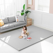 엘라즈 베이비 항균 폴더매트 2000*1000*40mm, 다크그레이 2000*1000*40mm