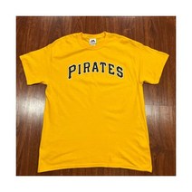 마제스틱 남성 피츠버그 파이어리츠 노란색 저지 셔츠 라지 L 야구 MLB