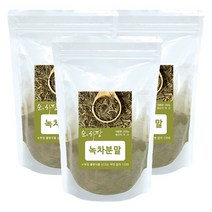 순하당 국산 녹차 분말 가루 파우더, 300g 3팩