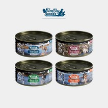 [헬시쇼어스] 천연 오메가3를 가장 많이 함유한 캔. 강아지 습식캔 사료 170/397g, 397g, 와일드 살몬