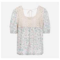 [써스데이아일랜드] [아이파크몰][TI]니트배색패턴블라우스T224MBL232W