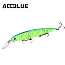 ALLBLUE GEKKO 132SF 래틀 워블러 낚시 루어 132mm 21.8g 슬로우 플로팅 미노우 크랭크베이트 베이스 파이크 미끼 낚시 태클, 색상 H