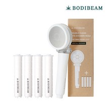 [단독기획]바디빔 더블클린 비타 필터샤워기+세디먼트필터4P특별팩+샤워호스, 샤워기+세디먼트필터+샤워호스