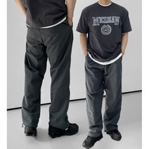 녹트 / 나일론팬츠 스트링 조거팬츠 남자와이드팬츠 방수