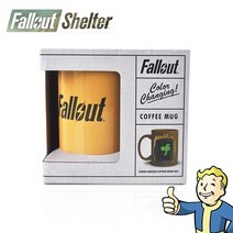 해외 폴아웃게임 볼트보이컵 원더풀 FallOut 변색머그컵, 1개, 옐로우