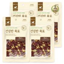 라이브잇 굿데이 건강한 육포 강아지 간식 80g, 오리가슴살+황태 혼합맛, 28개