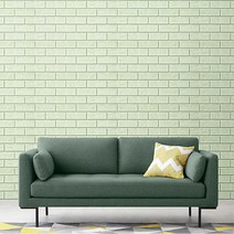 국산 벽돌 인테리어벽지 폼블럭 보온벽지 방한벽지 단열 벽지인테리어 붙이는벽지, 1개, 블럭아이 2.3M 핑크