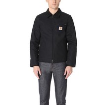 Carhartt 남성용 루즈 핏 펌 덕 단열 전통 코트 블랙. 398405, Dark Navy
