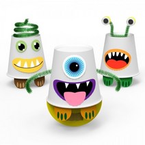 몬스터컵 과학키트 과학실험 몬스터오뚝이 과학도구, 250mm