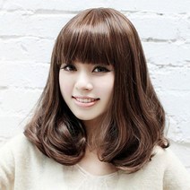 단발c컬펌가발 단발머리가발 숏가발 단발가발 중단발 앞머리없는중단발 컷트가발 W76 GI+1020EA, 굿아이템 1, 굿아이템 다크브라운