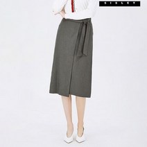 시슬리 아일렛 슬릿 랩 스커트 SASK31931-KA