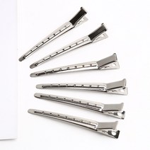 메탈 헤어 고정 커트 핀셋 미용실집게 뿌리볼륨집게, 1개, 상세페이지 참조
