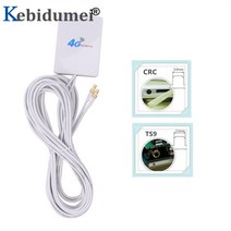 28dBi 4G 안테나 CRC9 SMA TS9 커넥터 화웨이 3G LTE 모바일 라우터 GDeals 2.0M 라인 용 광대역 신호 증폭, 01 CRC9 Conectors