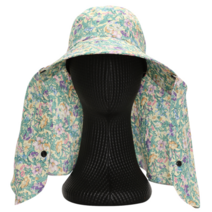 플라워 치마 그늘막 마스크 썬캡 모자 KM-WH-0435-옐로우