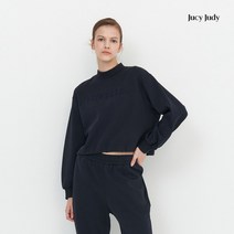 쥬시쥬디 여성용 J레터링자수반넥티셔츠 JWTS626C