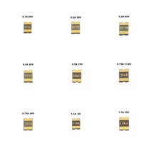 PTC 재시동 퓨즈 1812 SMT SMD 0.1A 2A 2.6A 6V 8V 13.2V 15V 24V 30V MF-MSMF BOURNS, 03 0.2A 60V_02 10 PCS