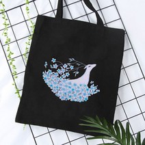 에코백 꽃 자수 diy 집콕 취미 생활 잡순이 공예 초보, 푸른꿈사슴 [패키지+모조대나무 자수스트레치]
