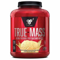 BSN 트루매스 바닐라아이스크림 5.82lb 프로틴 바닐라맛 단백질 보충제 2.64kg