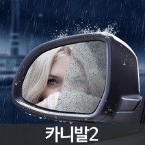 카니발2 나노코팅 사이드미러 발수필름, 외부 발수필름-대 30x35cm