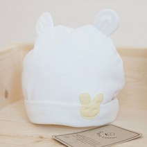 [무루땅콩기저귀] [무루]병아리 오가닉 신생아 모자