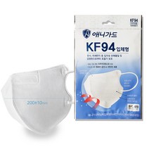 애니가드 새부리형 KF94마스크, 화이트, 10개