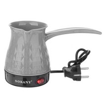 기계 커피 내리는 머신 500W 500ml 스테인레스 스틸 분리 이탈리아 포트 그리스어 터키 전기 휴대용 에스프레소, 옵션02 Grey