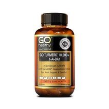 (뉴질랜드) 고헬씨 강황 터메릭 18 500+ 60캡슐-커큐민 커큐윈 Go Healthy TURMERIC with CurcuWIN 1-A-DAY