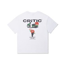 [정품/이벤트] 크리틱 CRITIC PAPAS PIZZA 티셔츠 화이트