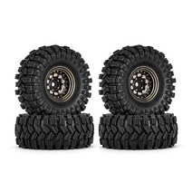 INJORA 블랙 코팅 황동 1.0 축 SCX24 AX24 TRX4M FCX24 업그레이드 124 118 RC 크롤러카 （그레이, Black
