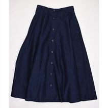 871.유니클로 허리벤딩 프릴 롱스커트치마/정품/여성