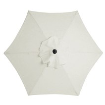전문 양산 천으로 방수 야외 정원 Backyards 파라솔 우산 들어 갔어 커버, 2 Only White Cloth_2 3M6bone