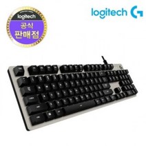 로지텍 기계식 게이밍 키보드, SILVER 화이트 백라이트, G413