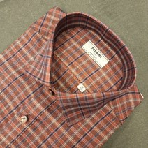 NC불광점 레노마 셔츠 #백화점 이월상품# 텐셀 혼방 미디움 체크 일반핏 남방 셔츠 RLFSG1-038-OR-555