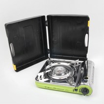 슬림 부르스타 부탄가스 이중안전장치 식탁위 전골집 휴대용 삼겹살집 캠핑