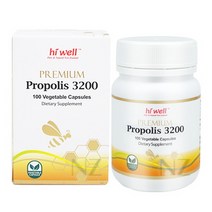 하이웰 프로폴리스 3200mg 100캡슐 1개 뉴질랜드 플라보노이드 함유 베지캡슐, 100
