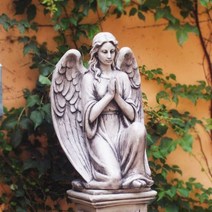 정원조형물 공공조형물 실외조형물 화단조형물 전원주택정원용품 자연과조형물, 무릎을 꿇은 천사 높이 55cm