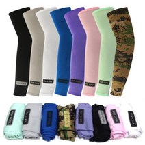 NeedOn 여름철 스포츠 작업장 등산 자외선 차단 및 쿨링 슬리브 쿨토시 10개 구성, 민트10P