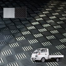 포터2 일렉트릭 EV 더블캡 슈퍼캡 전 연식 고무 트렁크 화물칸 적재함 매트, 블랙, 더블캡-초장축 1600X2180