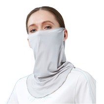 위너리스 귀걸이 멀티스카프 넥커버 쿨페이스 목토시, 라이트그레이