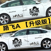 차량용스티커 원피스 차량튜닝스티커 차량도어 사이드도어 스크래치자국 가리는 차량스티커, H