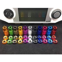 라디오용 양극 산화 알루미늄 스위치 너트 볼트 볼트 라디오마스터 TX16S 점퍼 T-lite FrSky Taranis 컨트, 05 Black Co