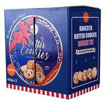 빠른배송 댄케이크 쿠키 외 모음 사무실 탕비실, 다네시타 버터쿠키 레드리본틴 4