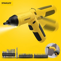 Stanley 스탠리 가정용 드라이버 드릴 4V 1.5Ah 배터리 일체형 1/4 공구함 포함, 1개