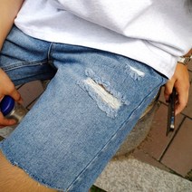 [Young&J] 중청 구제 컷팅 반바지 28부터34